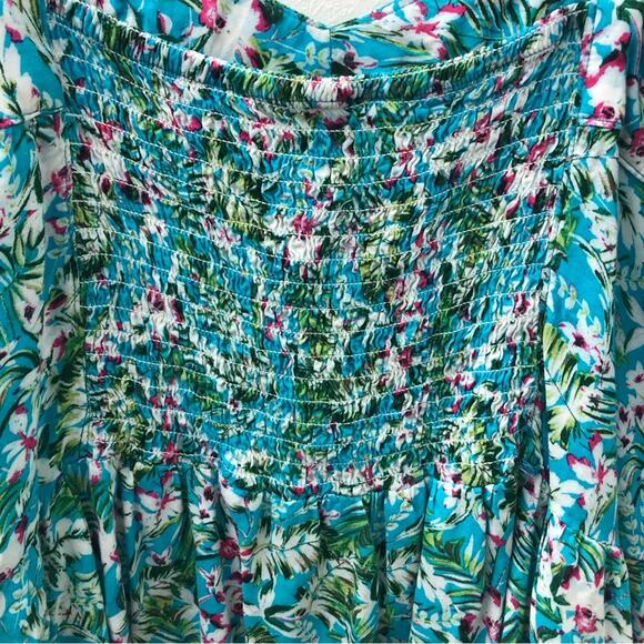 Matilda Jane Tropical Dream Cami Turquoise Blue Tank Top Hello Lovely Large EUC - Picture 6 of 8
